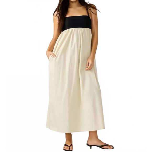 STEVE MADDEN Dresses & Skirts - NEW STEVE MADDEN emmaline maxi dress in white/black